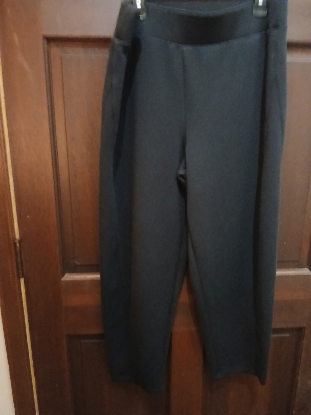 SPANX Black Straight-Leg High-Waist Pants 1X Super Soft Luxurious Fabric